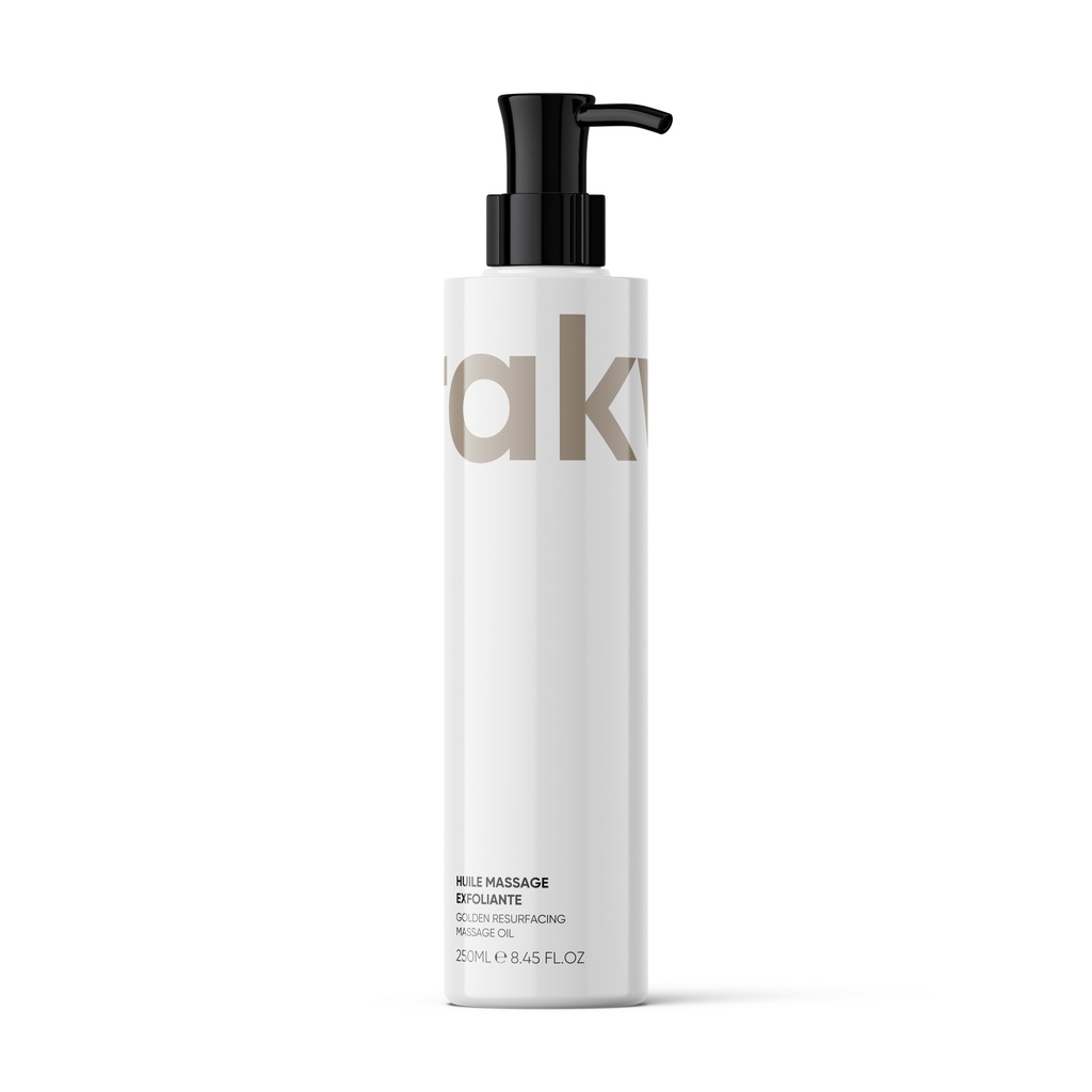 Huile massage exfoliante